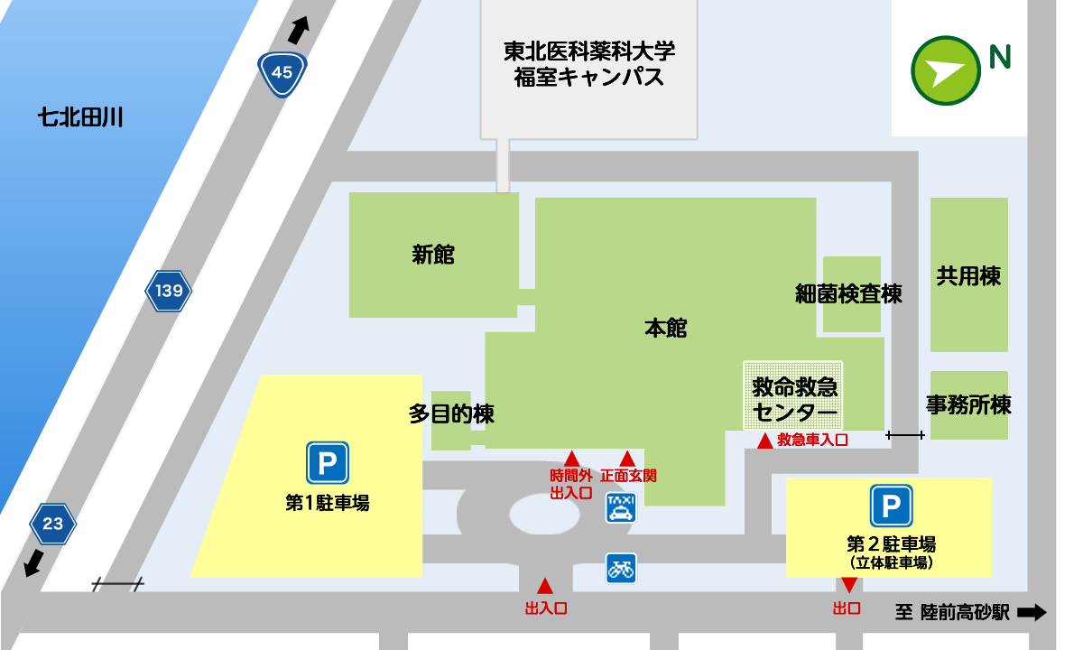 建物配置図