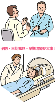 予防・早期発見・早期治療が大事